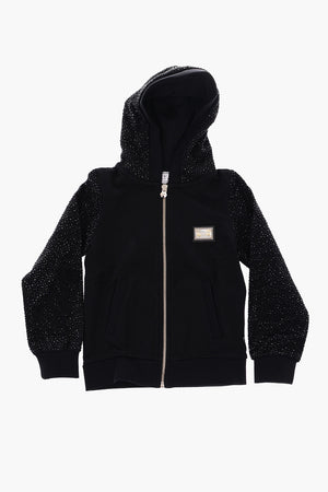EST.1978 all over jewels 2 pockets sweatshirt
