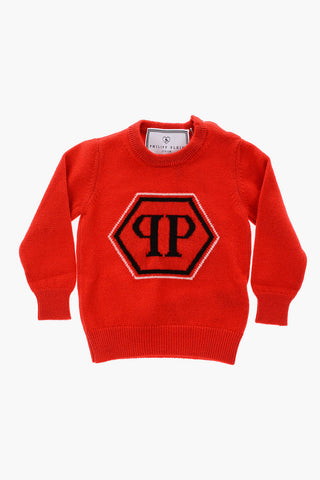 cashmere LS Statement crew-neck sweater