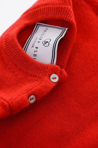 cashmere LS Statement crew-neck sweater