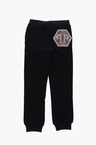rhinestone details HEY JANE jogger pants