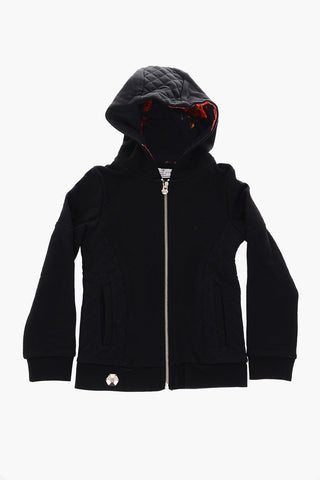 quilted sweatshirt with studs on the back