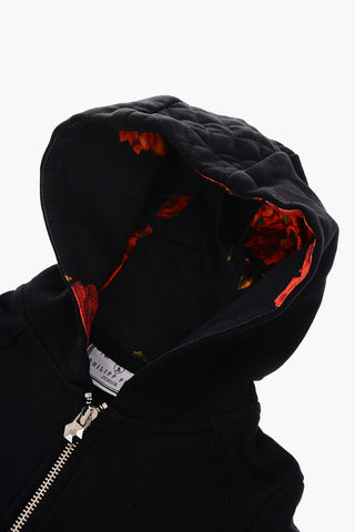 quilted sweatshirt with studs on the back