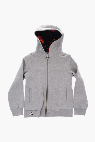 quilted sweatshirt with studs on the back