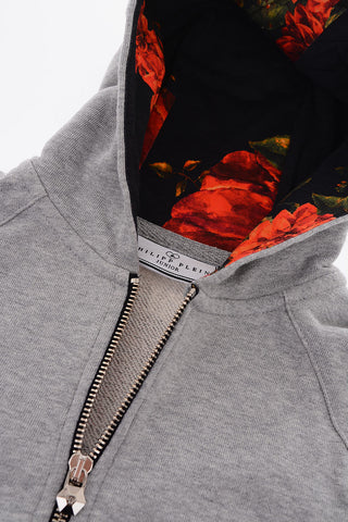 quilted sweatshirt with studs on the back