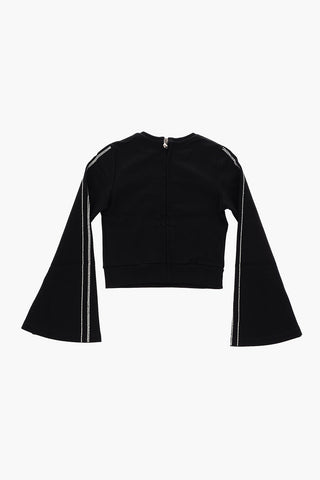 long sleeve ANNIE t-shirt with back zip