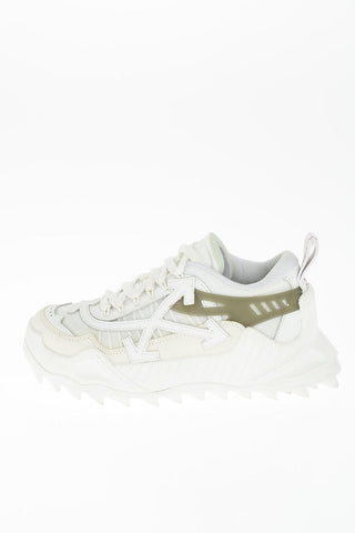 leather and fabric ODSY 1000 sneakers