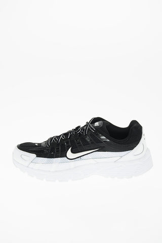 Sneakers P-6000 in tessuto con dettagli in ecopelle