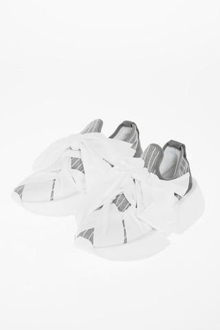 MM6 bow-embellished slip-on sneakers