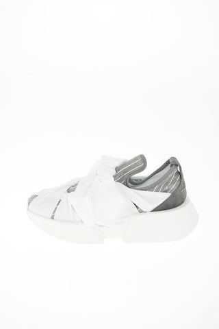 MM6 bow-embellished slip-on sneakers