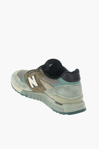 suede leather and fabric 998 sneakers