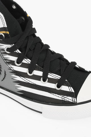 CHUCK TAYLOR ALL STAR printed cotton high-top sneakers