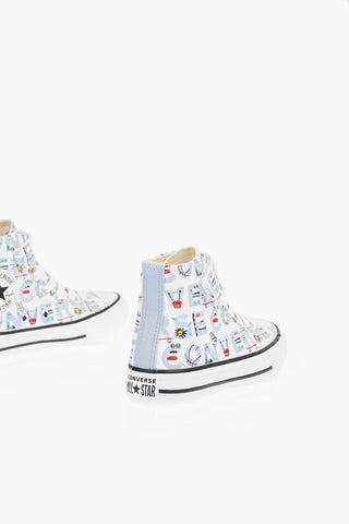 CHUCK TAYLOR ALL STAR printed high top sneakers