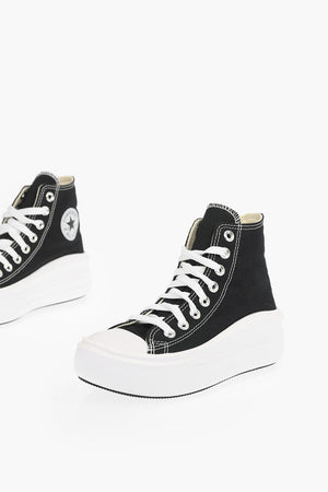CHUCK TAYLOR ALL STAR 하이탑 스니커즈 MOVE 텍스타일 소재 플랫폼 4cm