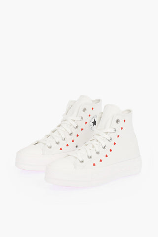 ALL STAR CHUCK TAYLOR Embroidered Fabric high top Sneakers