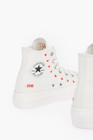 ALL STAR CHUCK TAYLOR Embroidered Fabric high top Sneakers