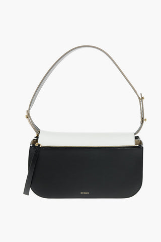 Two Tone Leather JULIE DELUXE Shoulder Bag