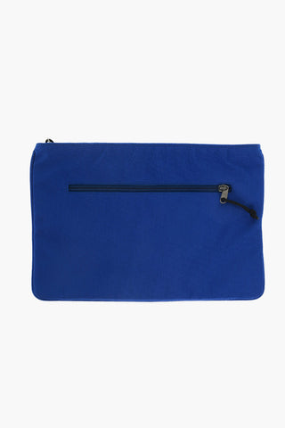 Outer Pocket Zipped Canvas Pouch