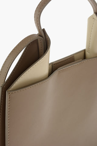 Magnetic Closure HELENE MINI Leather Shoulder Bag
