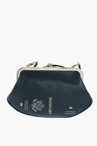 Removable Shoulder Strap USA Leather Pouch