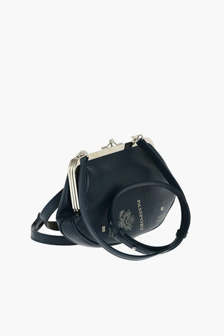 Removable Shoulder Strap USA Leather Pouch