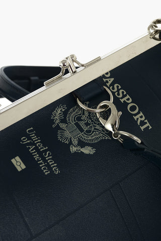 Removable Shoulder Strap USA Leather Pouch