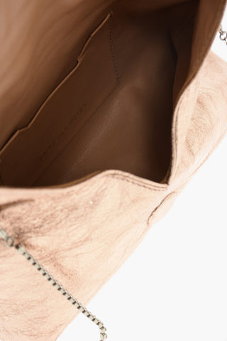 Swarovski Strap Lamè Leather Shoulder Bag