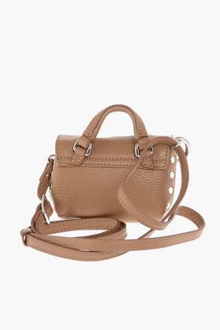 DAILY Textured Leather POSTINA MINI Crossbody Bag