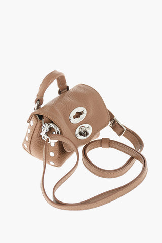 DAILY Textured Leather POSTINA MINI Crossbody Bag