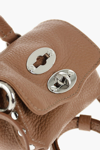 DAILY Textured Leather POSTINA MINI Crossbody Bag