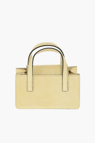 Borsa a Mano SQUARE MINI in Pelle Stampa Lizard
