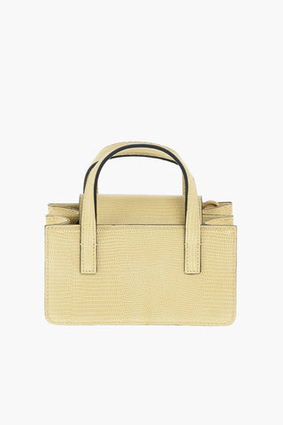 Borsa a Mano SQUARE MINI in Pelle Stampa Lizard