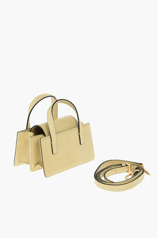 Borsa a Mano SQUARE MINI in Pelle Stampa Lizard