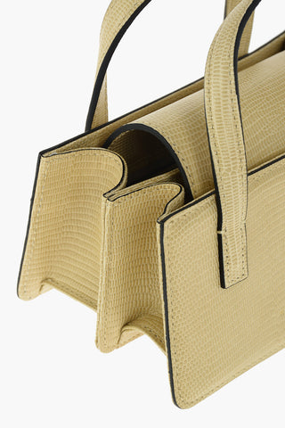 Borsa a Mano SQUARE MINI in Pelle Stampa Lizard