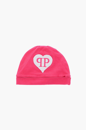 cotton AROA beanie with embroidery