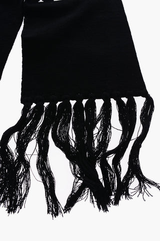 wool HERMION scarf with fringes