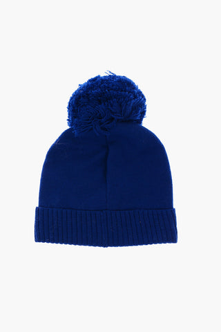 wool beanie with pom pom