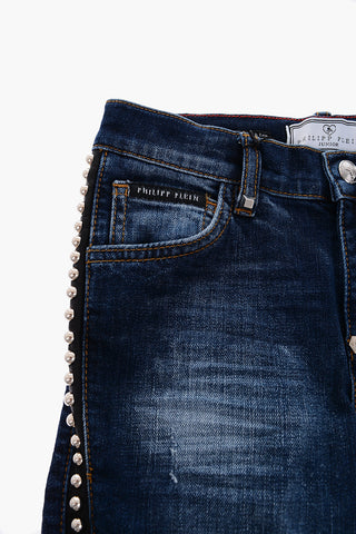 EST.1978 jeans Regular fit JIKEL con profili borchiati