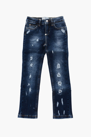 EST.1978 distressed CHARIT slim fit jeans