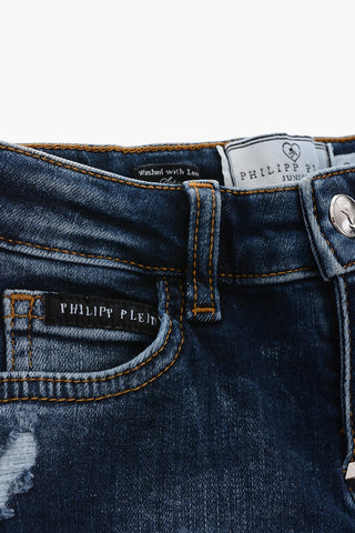 EST.1978 distressed CHARIT slim fit jeans