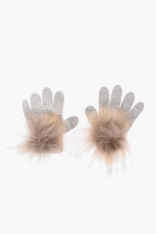 gloves LUXURY with real fur