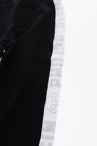 logoed side band jogger pants