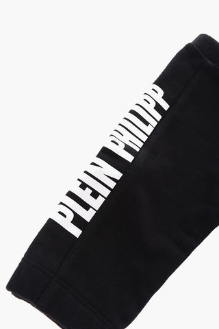 pantaloni jogger con logo stampato