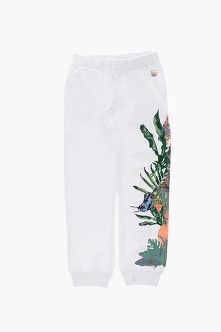 side printed JUNGLE jogger pants