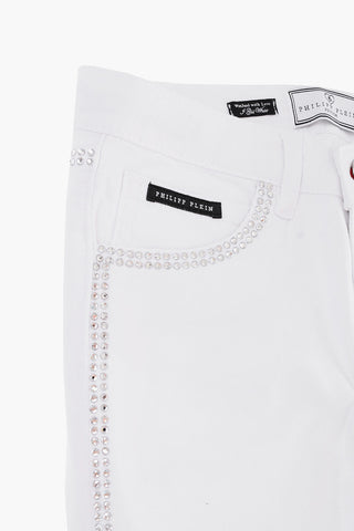 EST. 1978 jeans slim fit con strass laterali