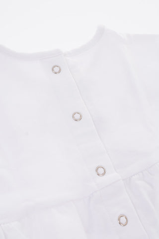 printed short sleeve signature dress