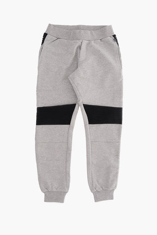 EST.1978 Contrasting side Band biker jogger pants