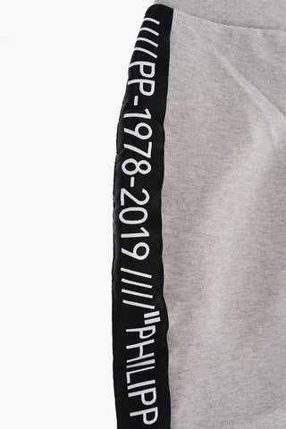 EST.1978 Contrasting side Band biker jogger pants