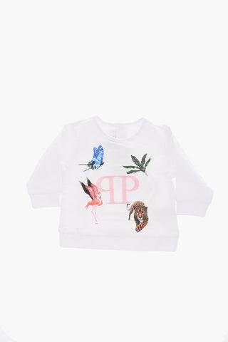 printed JUNGLE crew-neck sweatshirt