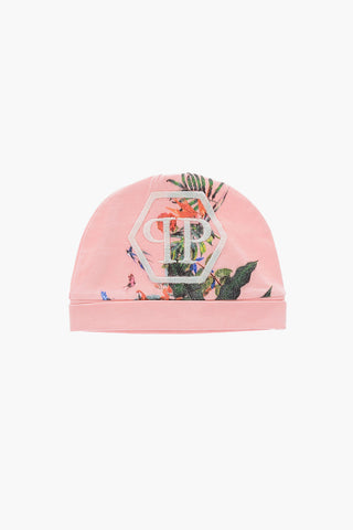 printed dress and hat set
