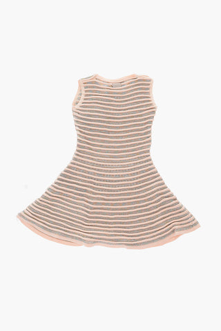 EST.1978 all over jewels lurex sleveless mini dress